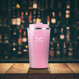 Copo Térmico com Tampa 500 ml - Rosa