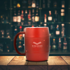 Caneca Barril 420 ml - Vermelha